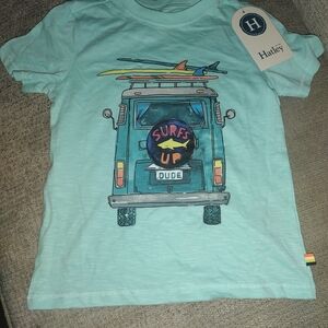 Hatley Surf's Up Blue Tee with Surf Van Graphic